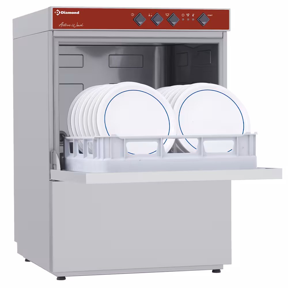 Lave-vaisselle panier 500x500mm + pompe vidange - professionnel professionnel de qualité