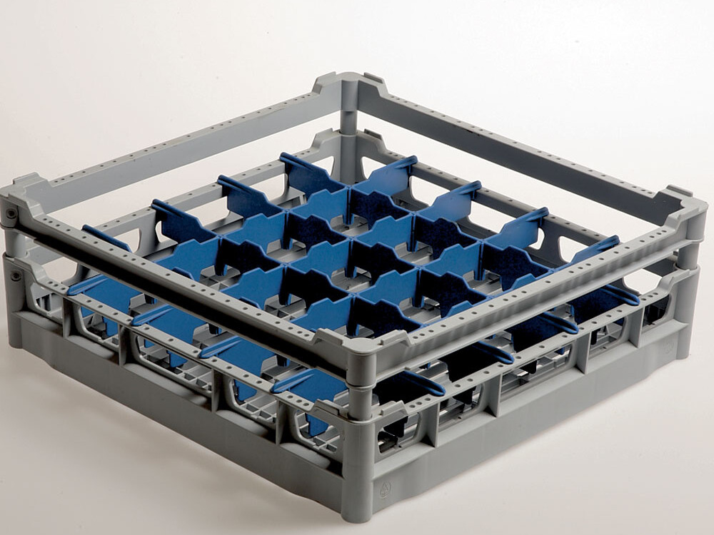 Panier 25 verres Ø 90 mm,  h130,  Polyprop. - professionnel professionnel de qualité