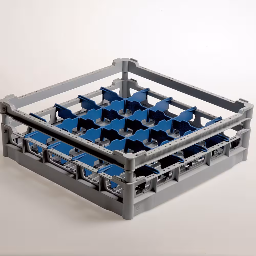 Panier 25 verres Ø 90 mm,  h130,  Polyprop. - professionnel professionnel de qualité
