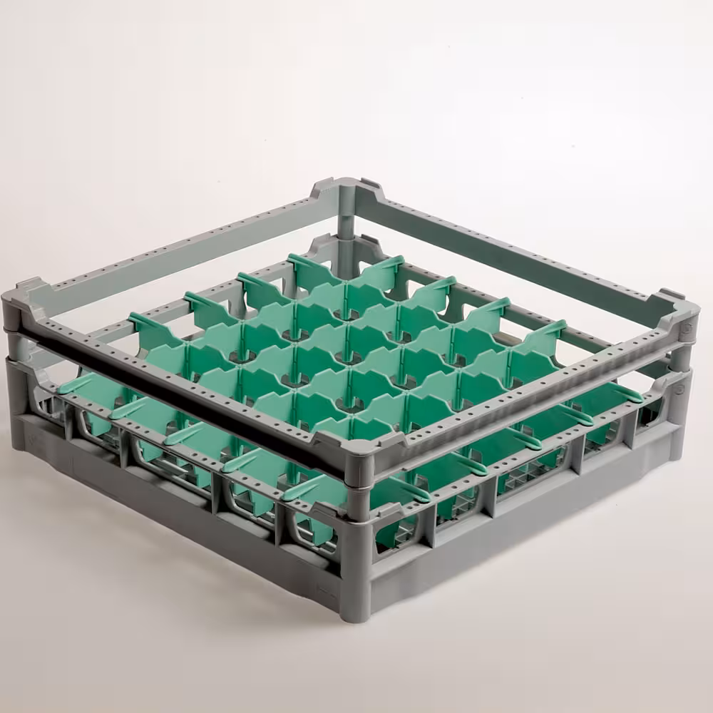 Panier 36 verres Ø 73 mm,  h130 mm,  Polyprop. - professionnel professionnel de qualité