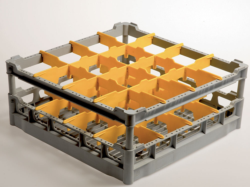 Panier 16 verres Ø 113 mm, h165, Polyprop. - professionnel professionnel de qualité