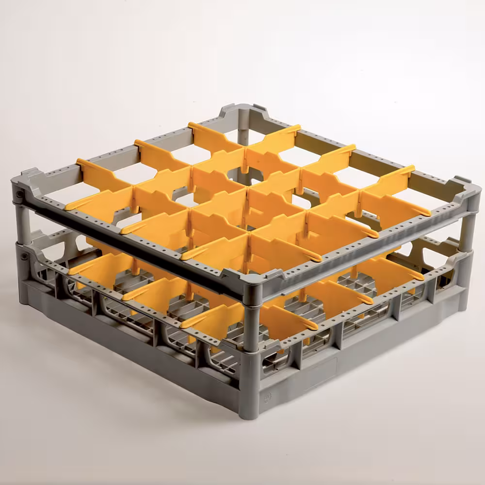 Panier 16 verres Ø 113 mm,  h165,  Polyprop. - professionnel professionnel de qualité