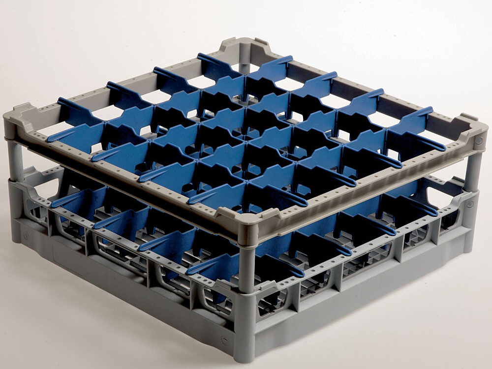 Panier 25 verres Ø 90 mm, h165, Polyprop. - restauration professionnel de qualité