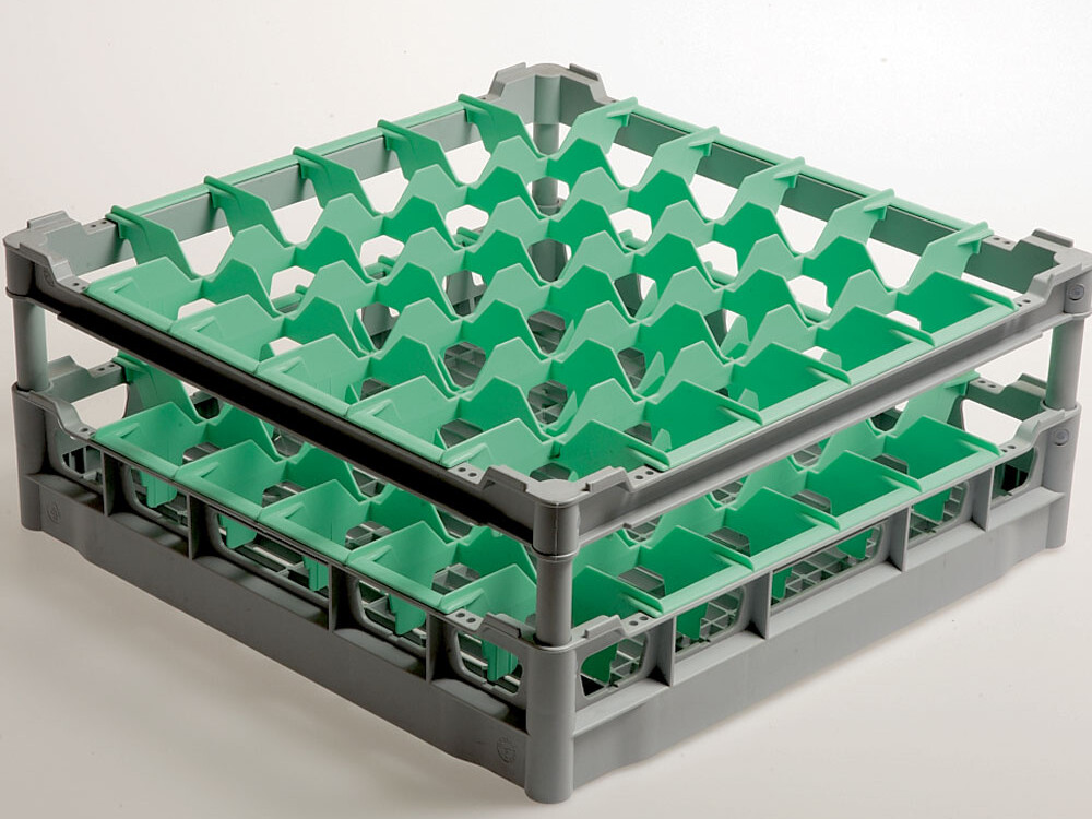 Panier 36 verres Ø 73 mm,  h165,  Polyprop. - équipement professionnel de qualité