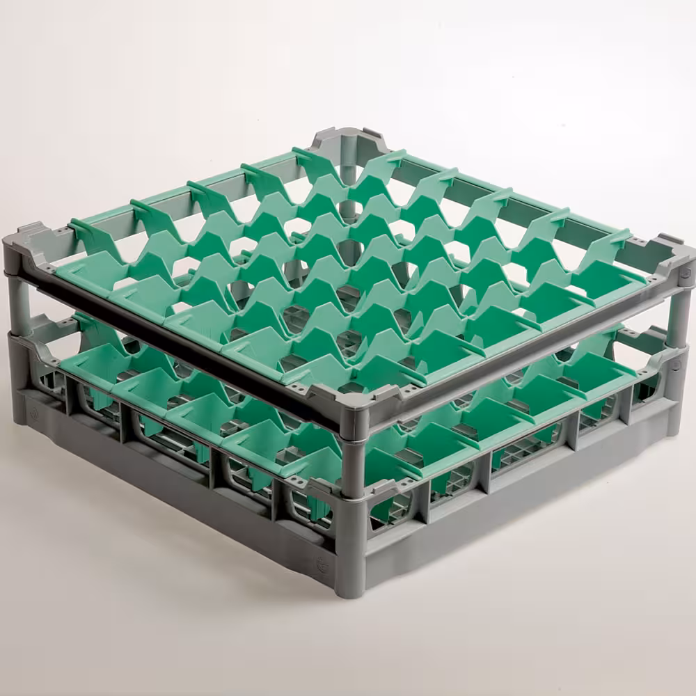 Panier 36 verres Ø 73 mm,  h165,  Polyprop. - équipement professionnel de qualité