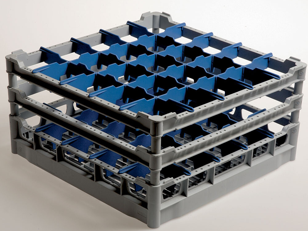 Panier 25 verres Ø 90 mm,  h210,  Polyp. - cuisine professionnel de qualité