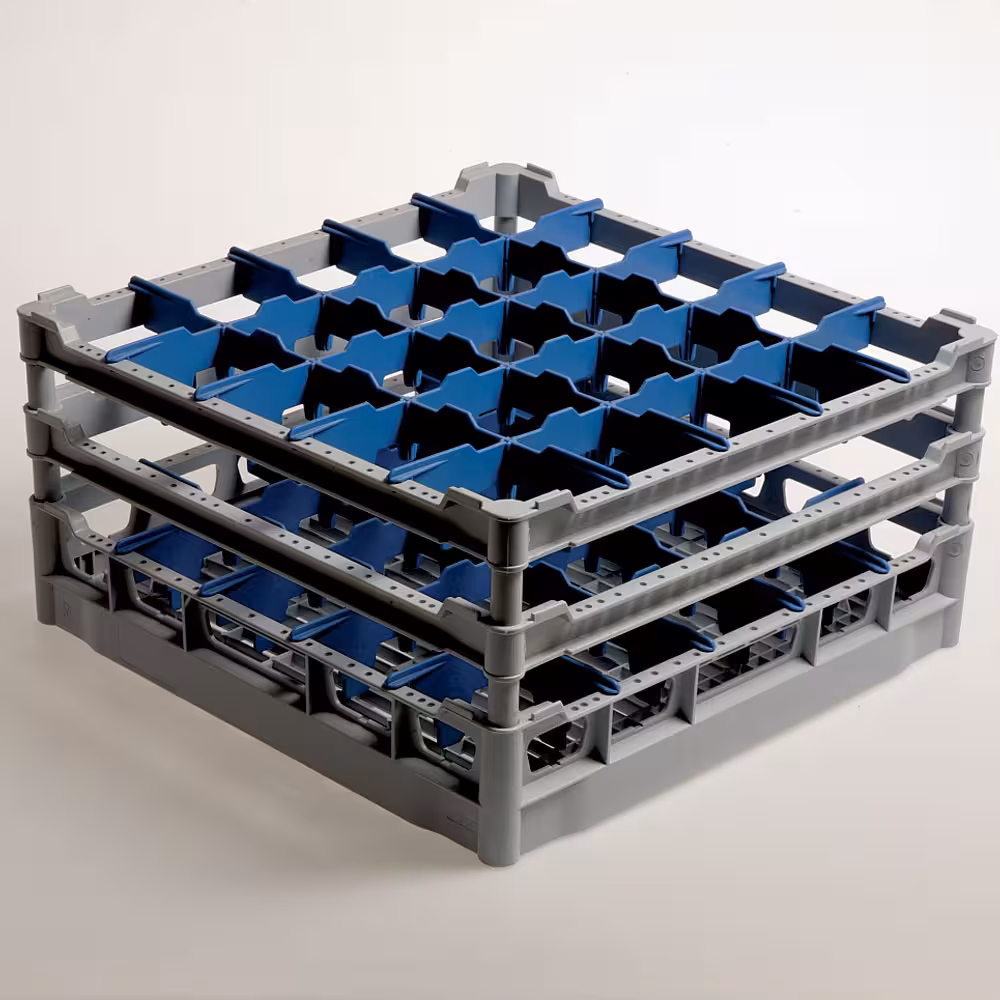 Panier 25 verres Ø 90 mm,  h210,  Polyp. - cuisine professionnel de qualité