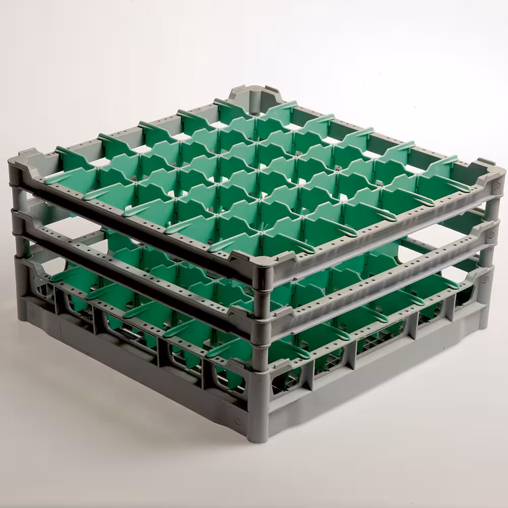 Panier 36 verres Ø 73 mm,  h210,  Polyp. - cuisine professionnel de qualité