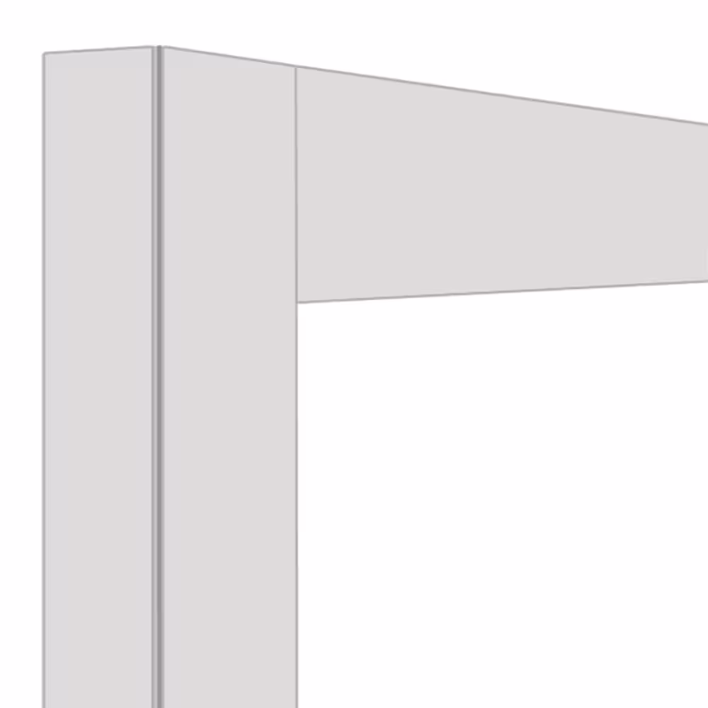 Déco jonction 2x 216 Lt. Blanc mat - professionnel professionnel de qualité