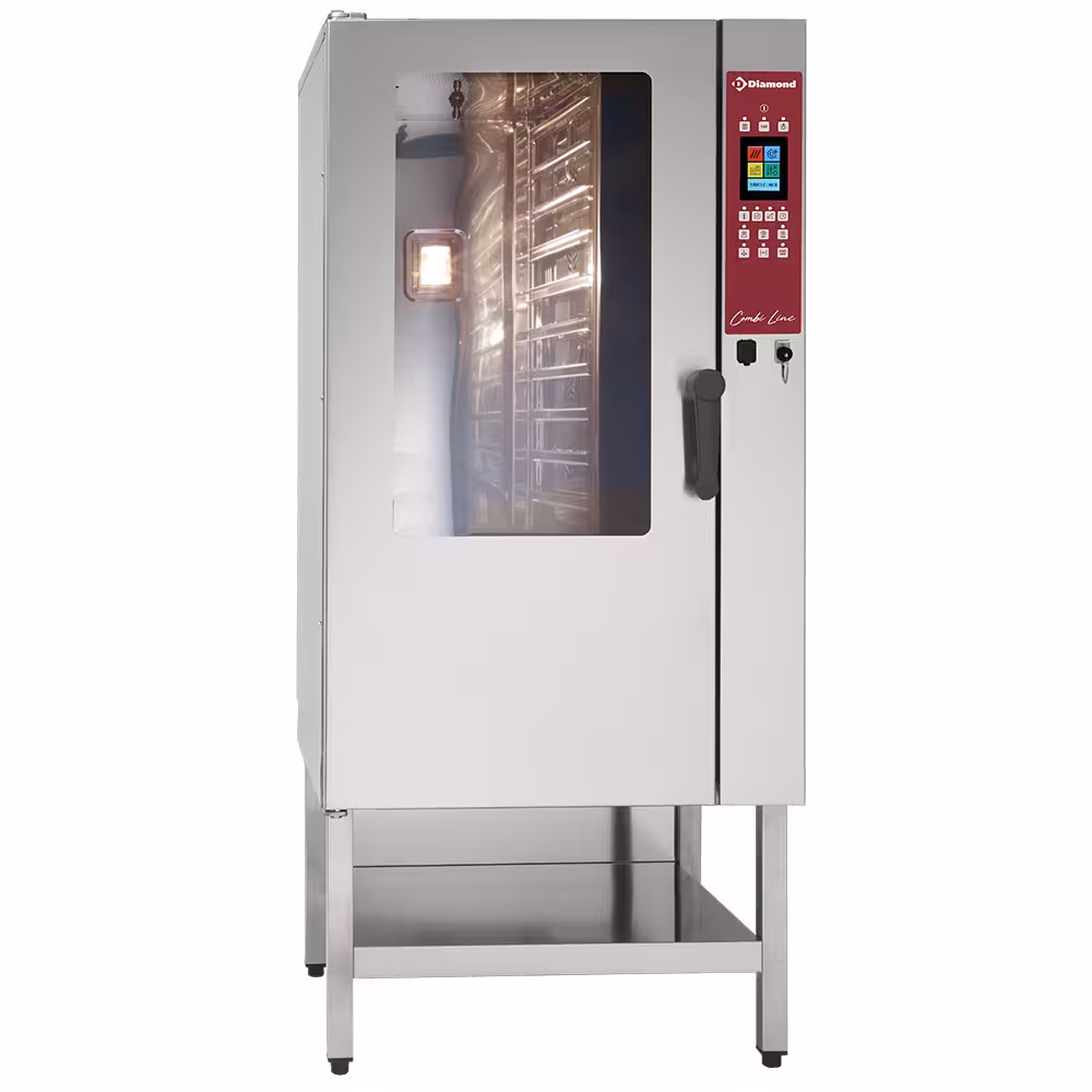 Four électrique vapeur/convection,  15x 1/1 - - - cuisine professionnel de qualité