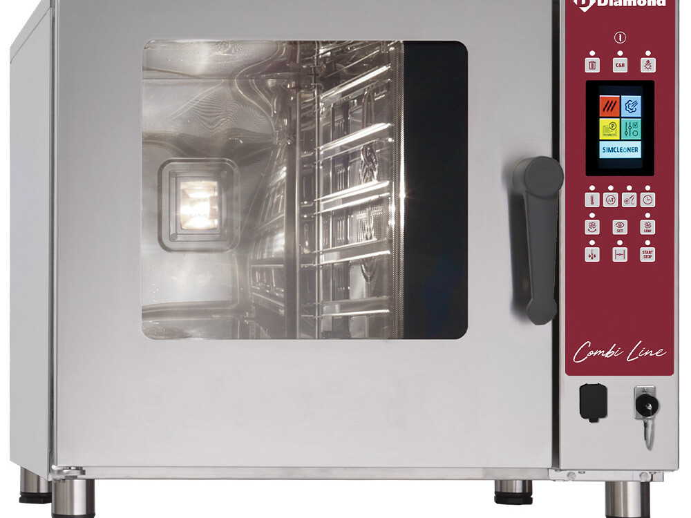 Four électrique vapeur - convection 5x 1/1 - - - cuisine professionnel de qualité