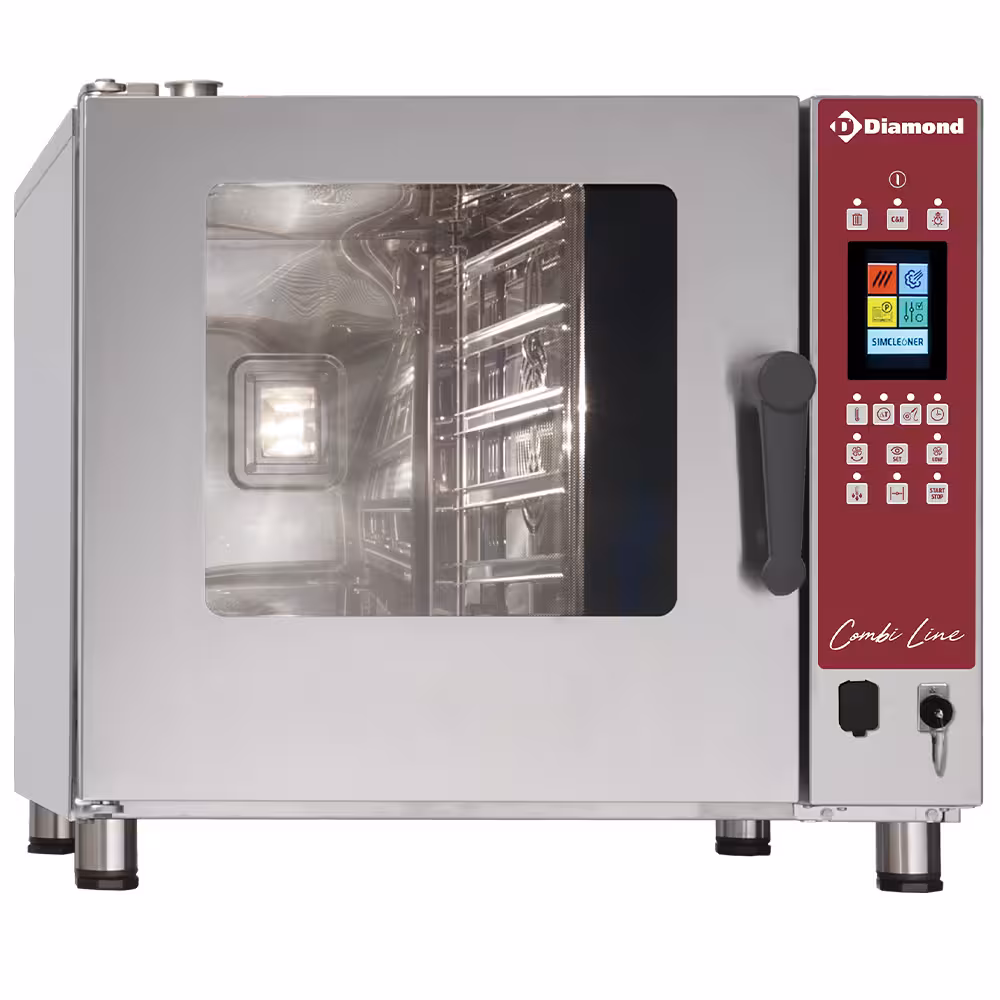 Four électrique vapeur - convection 5x 1/1 - - - cuisine professionnel de qualité