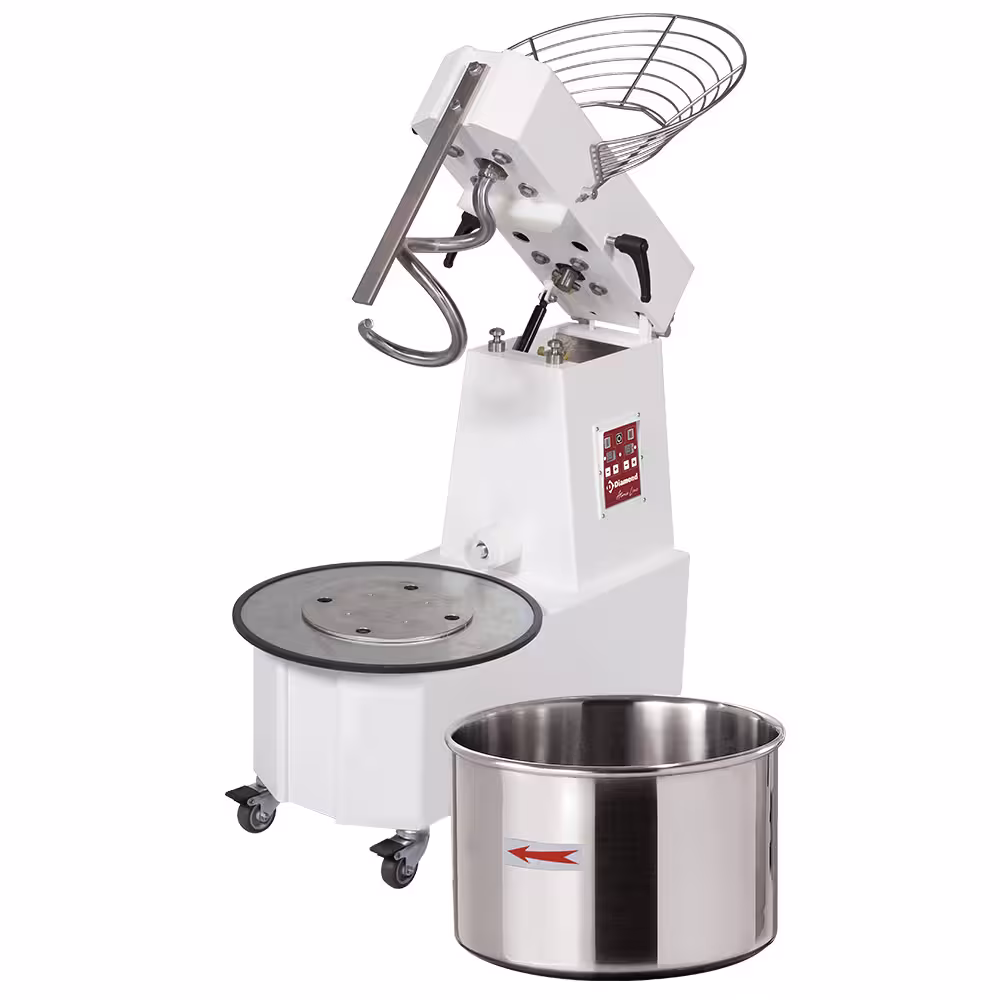 Pétrin à spirale 33 Lt 2 vit. - Tête relevable,  cuve ... - professionnel professionnel de qualité