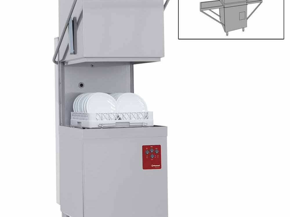 Lave-vaisselle à capot complet,  compose de : - professionnel professionnel de qualité