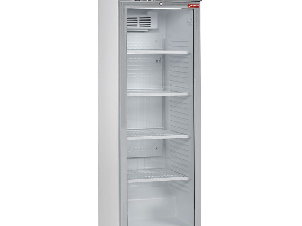 Vitrine vent.T° positive 380 lit,  avec caisson lumineux - cuisine professionnel de qualité