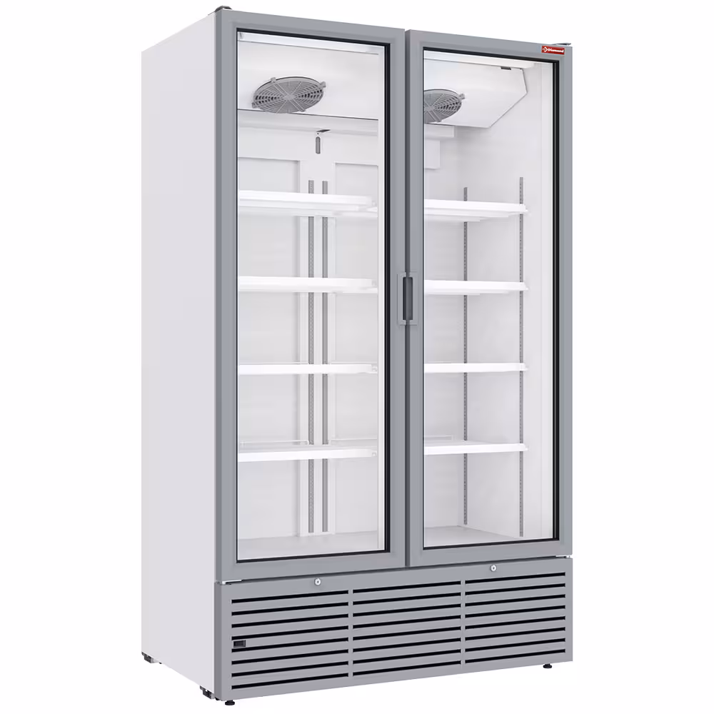 Vitrine ventilée positive 1142 litres,  2 portes battant... - équipement professionnel de qualité