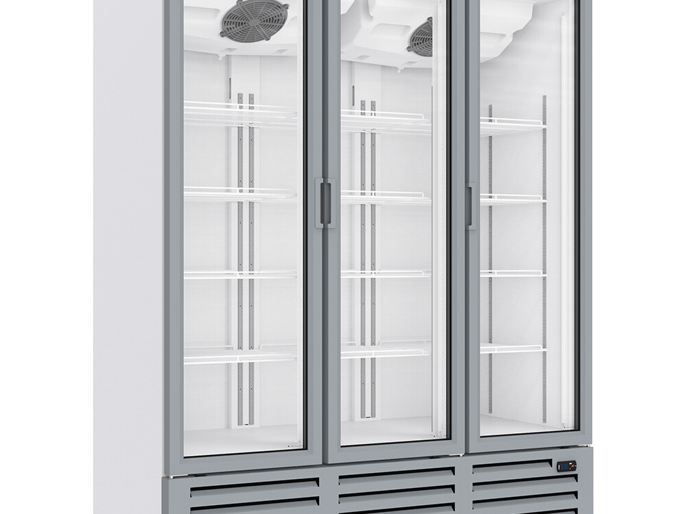 Vitrine ventilée positive 1455 litres, 3 portes battant... - professionnel professionnel de qualité