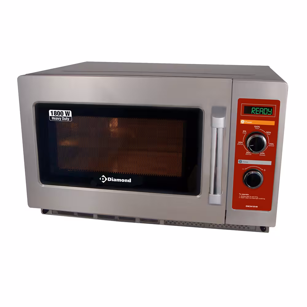 Four micro-ondes en inox ( 2/3), 1800 W. (34 Lt),  mécan... - restauration professionnel de qualité