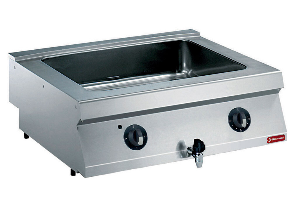 Bain-marie électrique 2/1 profondeur 150 mm -- - équipement professionnel de qualité