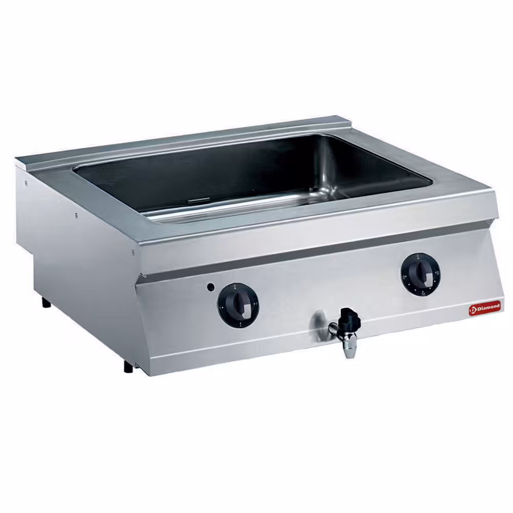 Bain-marie électrique 2/1 profondeur 150 mm -- - équipement professionnel de qualité