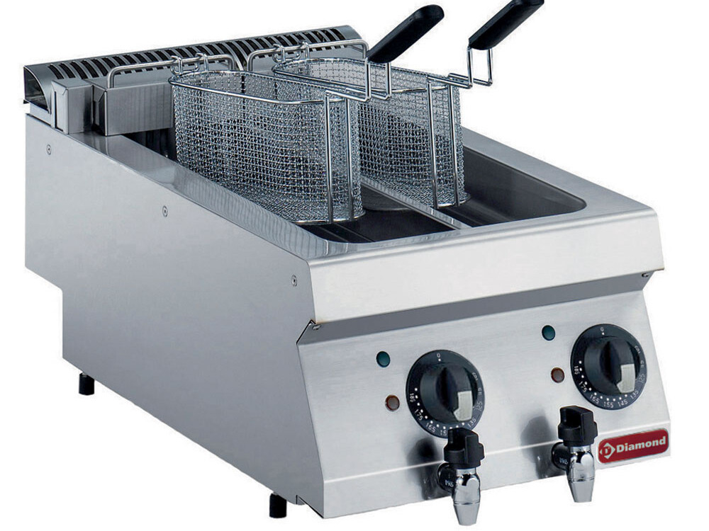 Friteuse électrique,  2x 5 litres -- - professionnel professionnel de qualité