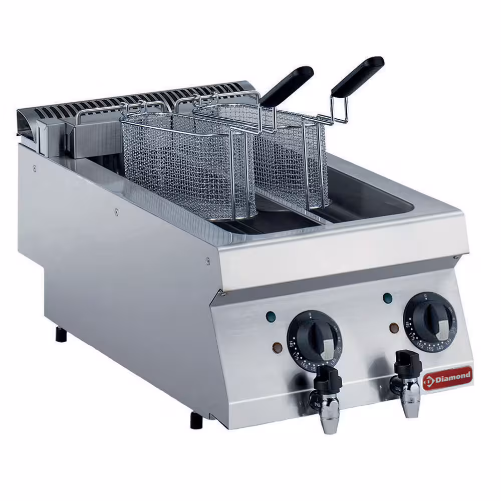 Friteuse électrique,  2x 5 litres -- - professionnel professionnel de qualité