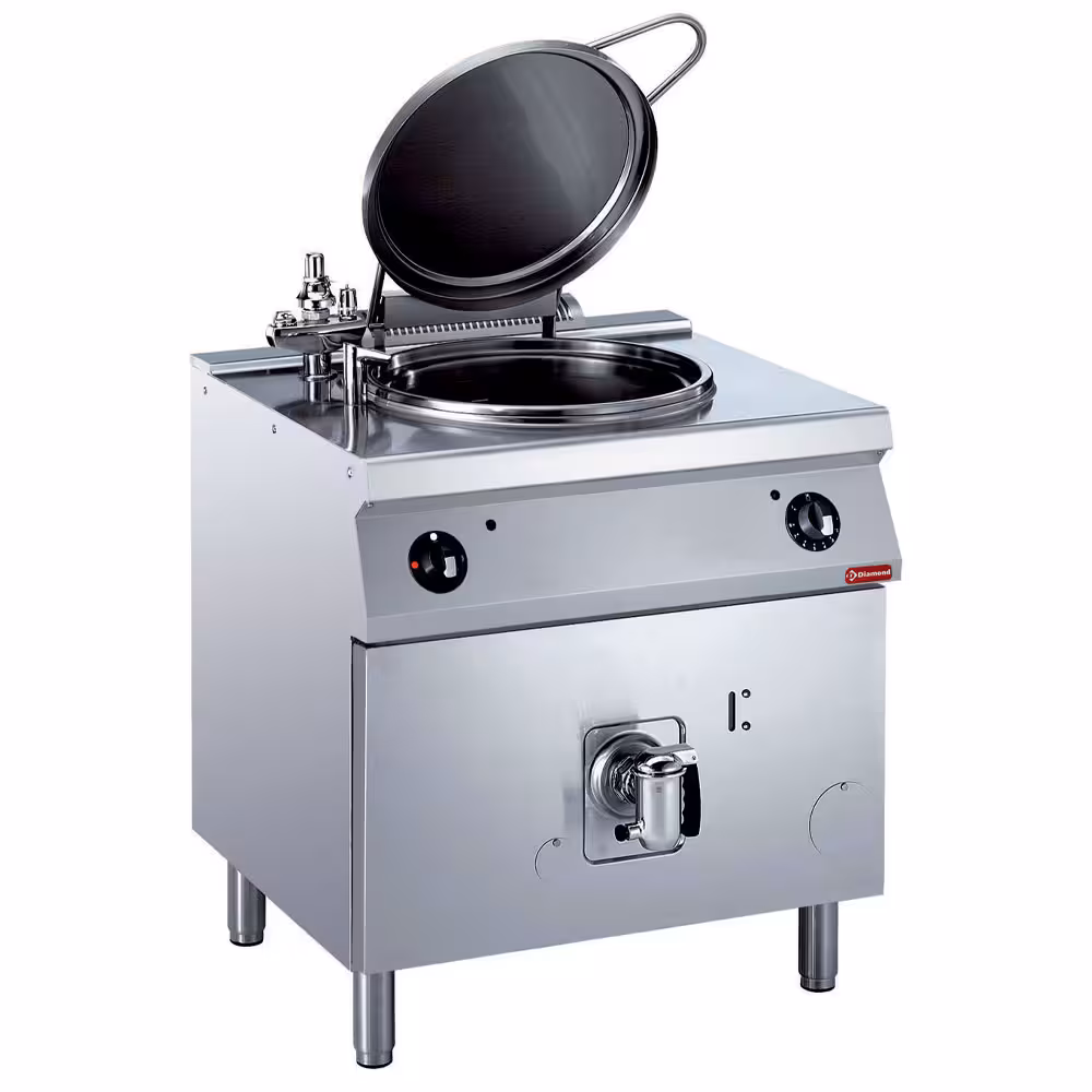 Marmite ronde électrique,  60 litres,  chauffage indirec... - équipement professionnel de qualité