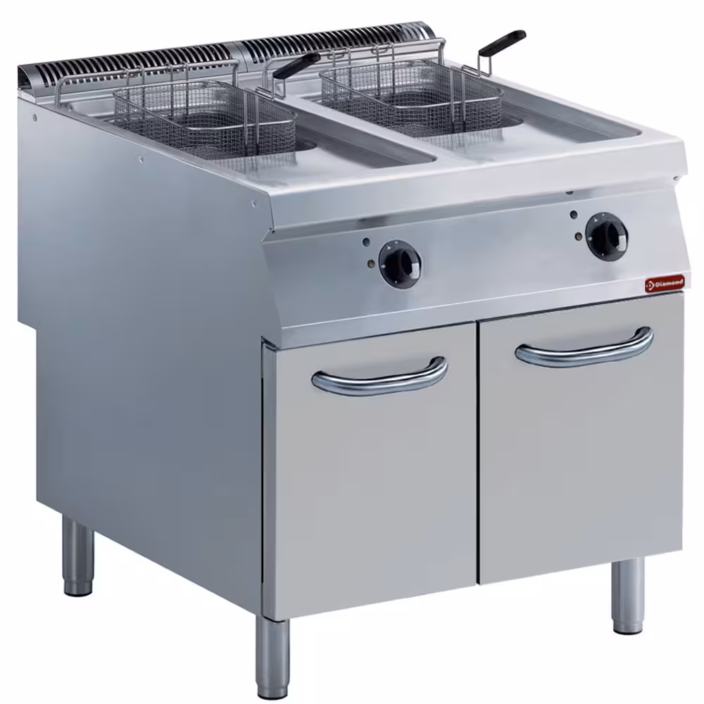 Friteuse électrique 2 cuves 