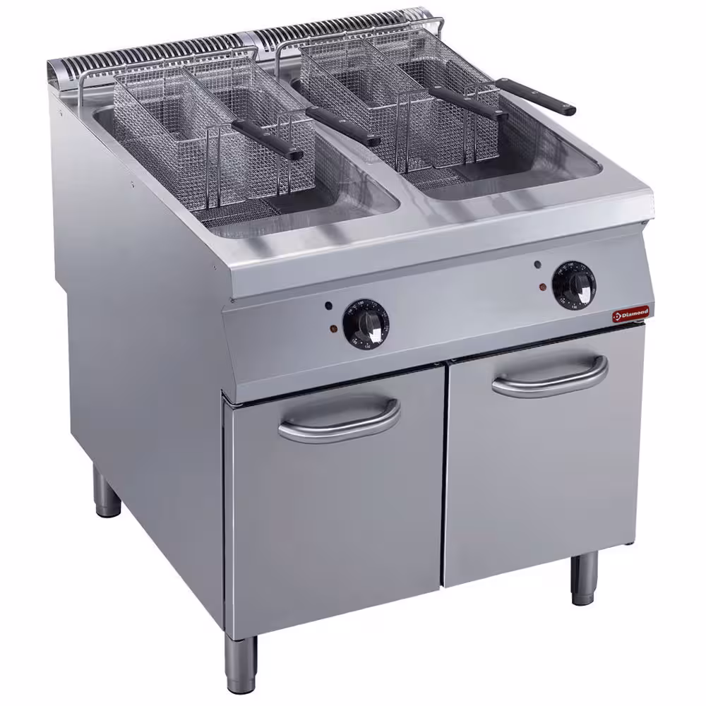 Friteuse électrique 2 cuves 