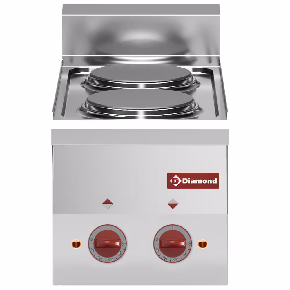 Cuisinière électrique 2 plaques -Top- - équipement professionnel de qualité