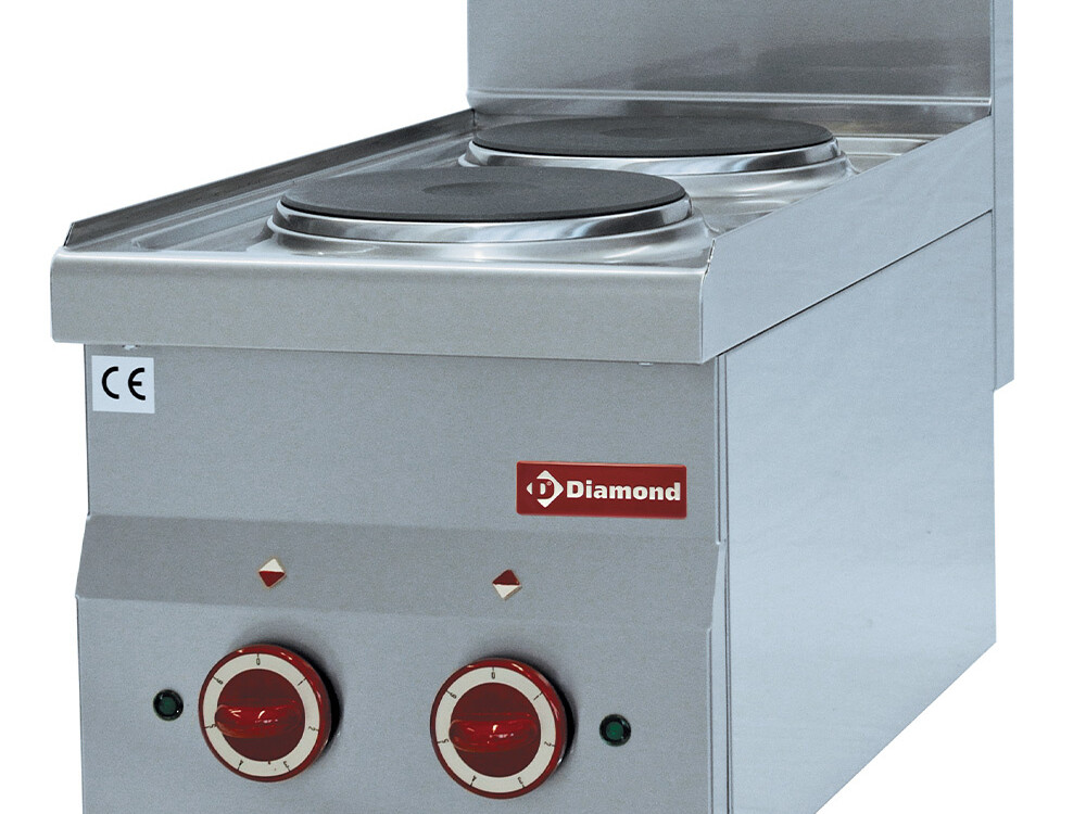 Cuisinière électrique 2 plaques -Top- - cuisine professionnel de qualité