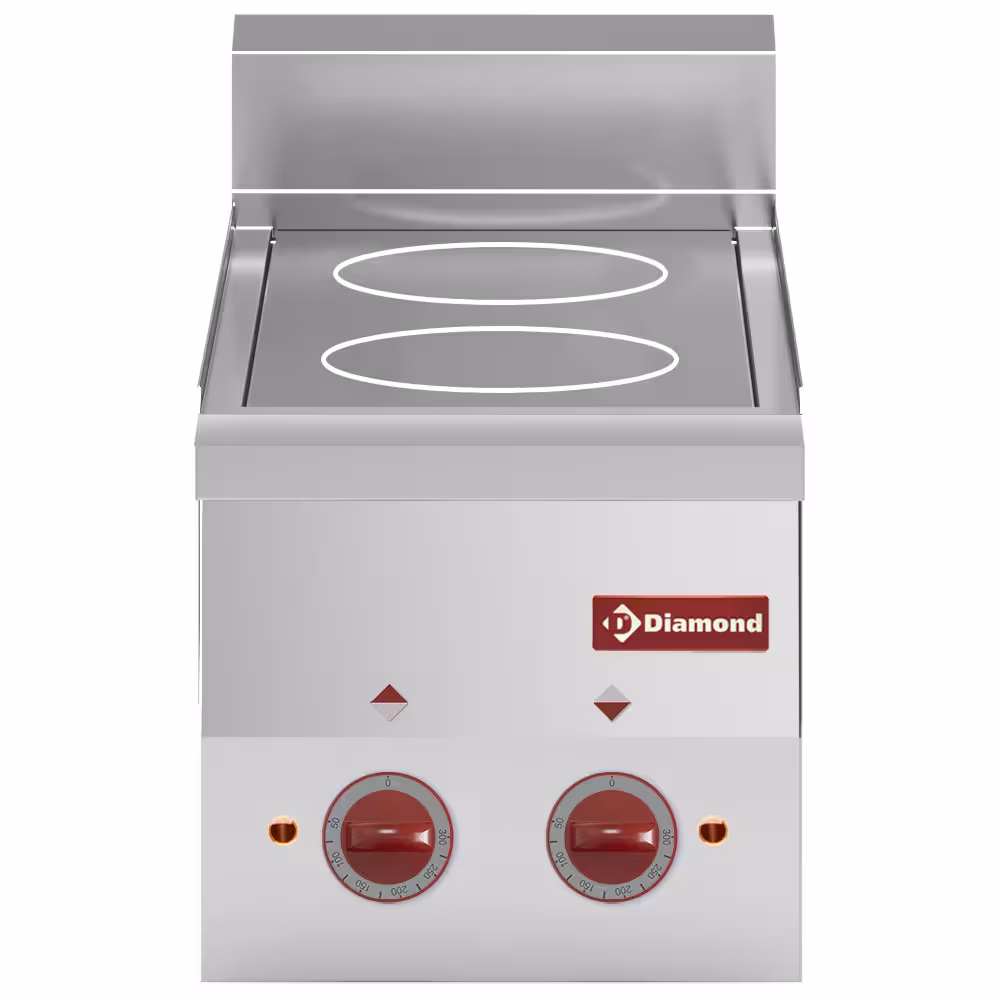 Cuisinière vitrocéramique 2 plaques -Top- - cuisine professionnel de qualité
