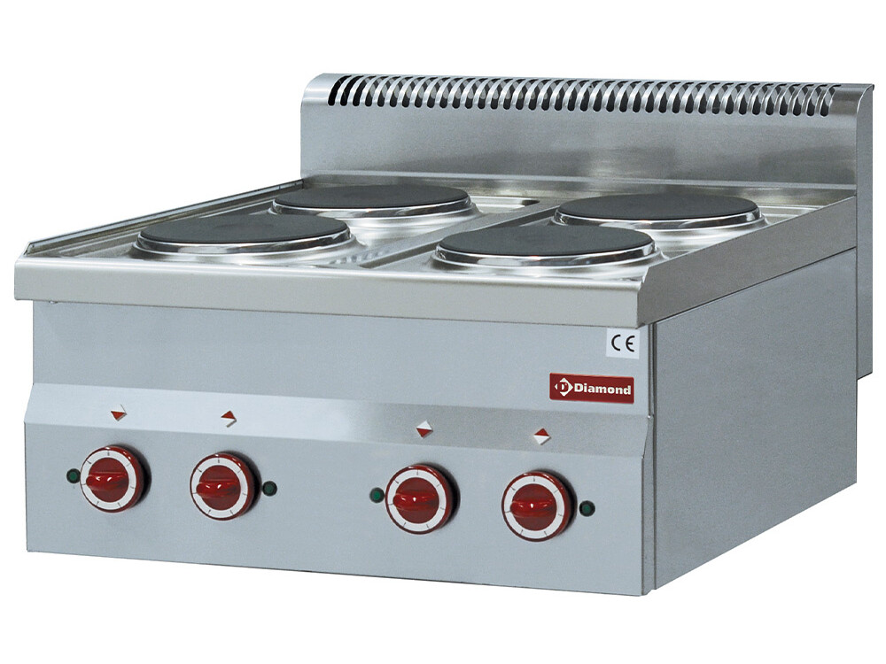 Cuisinière électrique 4 plaques -Top- - professionnel professionnel de qualité