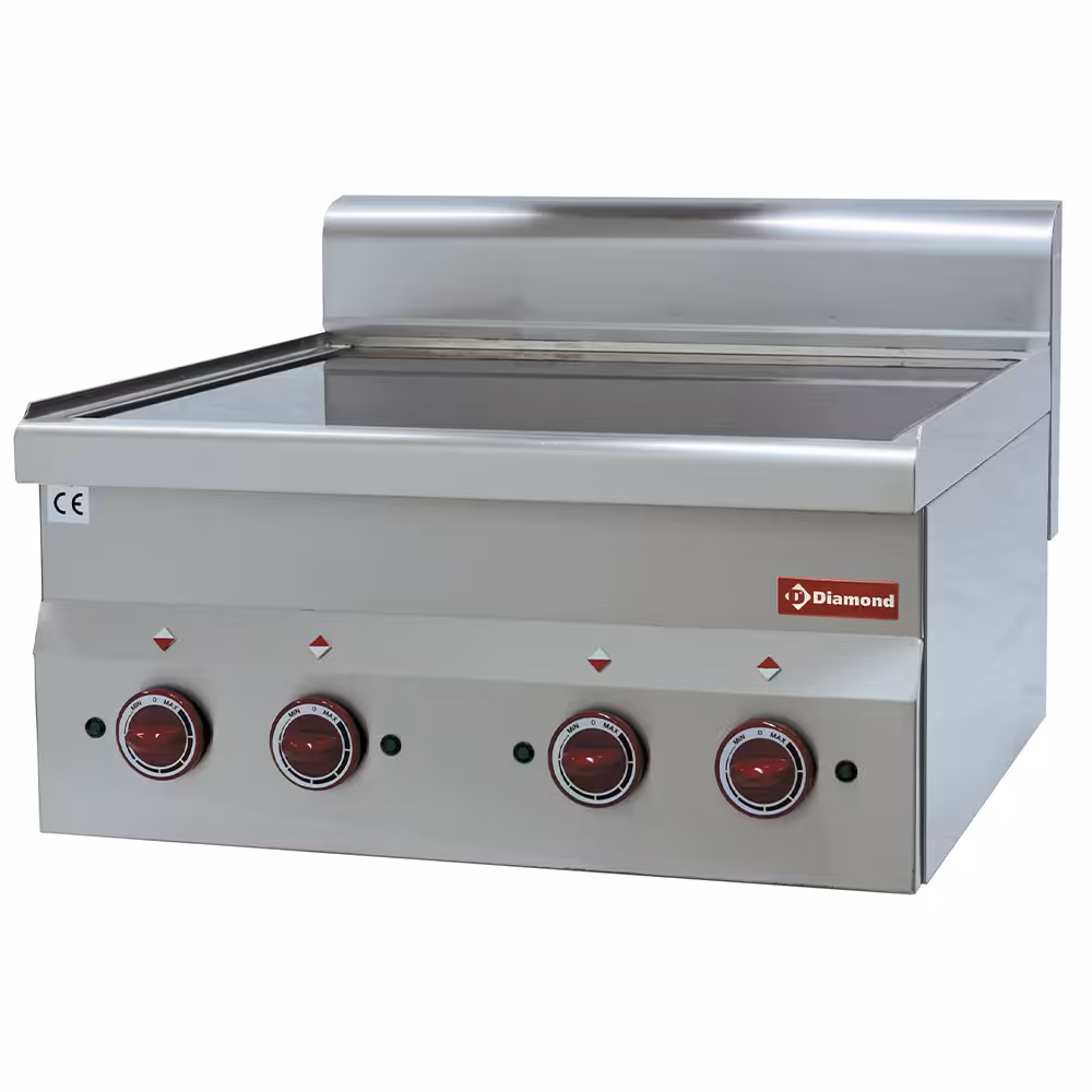 Cuisinière vitrocéramique 4 plaques -Top- - cuisine professionnel de qualité
