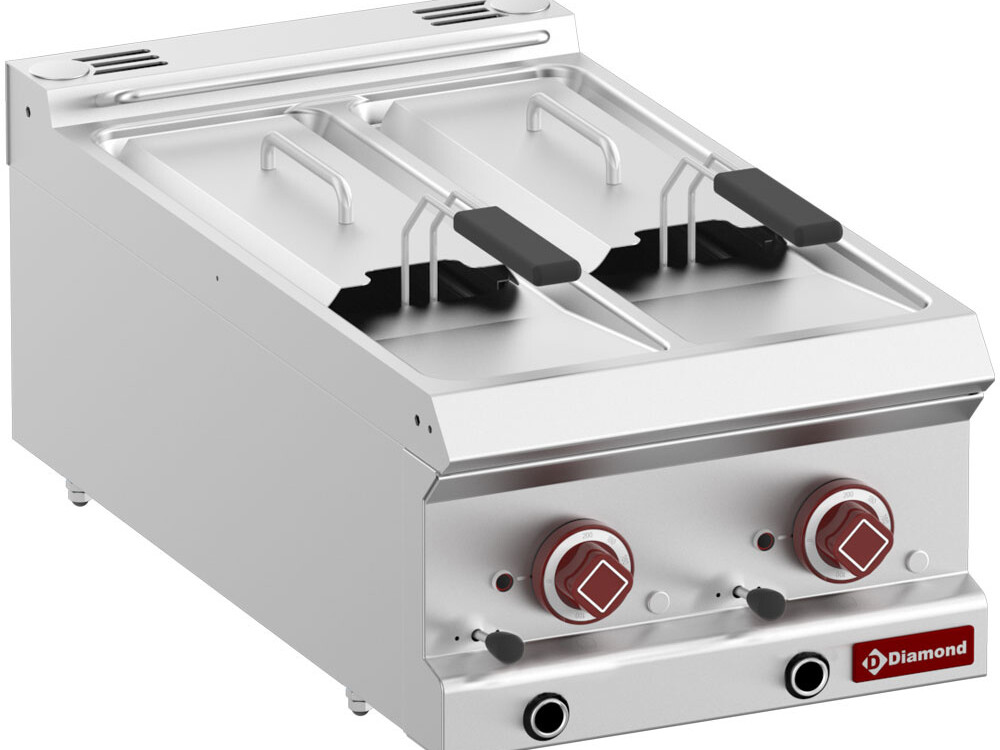 Friteuse électrique 2 cuves de 7 litres -Top- - professionnel professionnel de qualité