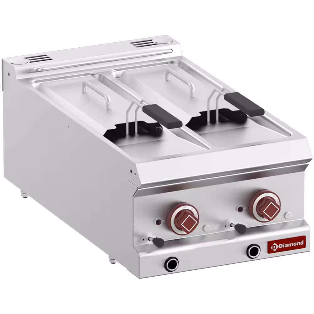 Friteuse électrique 2 cuves de 7 litres -Top- - professionnel professionnel de qualité