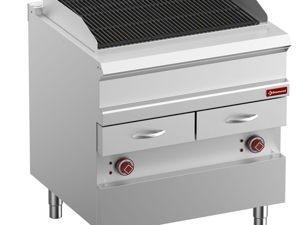 Grill Vapeur électrique, grille en fonte