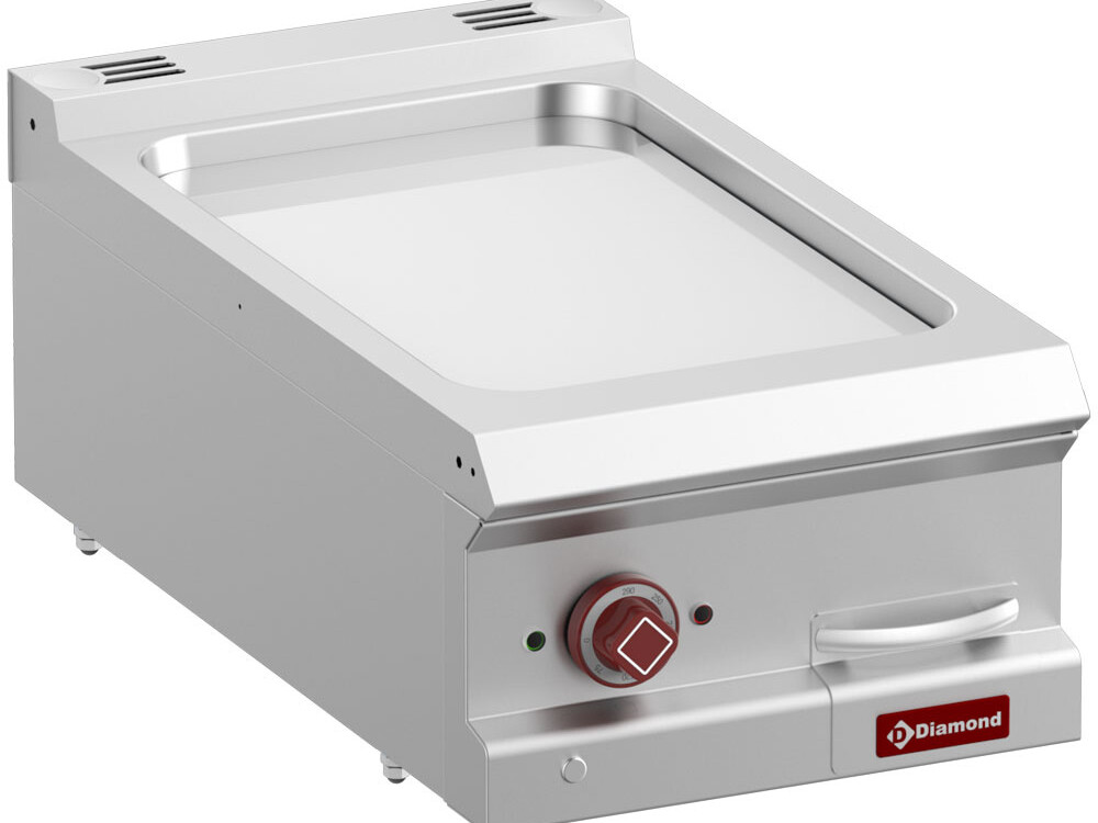 Plaque de cuisson électrique, lisse au chrome dur, mod... - équipement professionnel de qualité