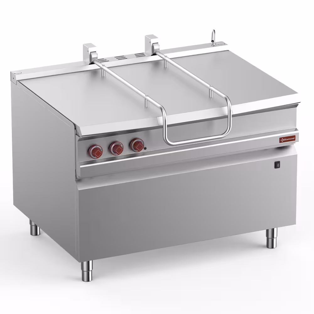 Sauteuse basculante électrique,  cuve inox 120 lit. sur ... - restauration professionnel de qualité