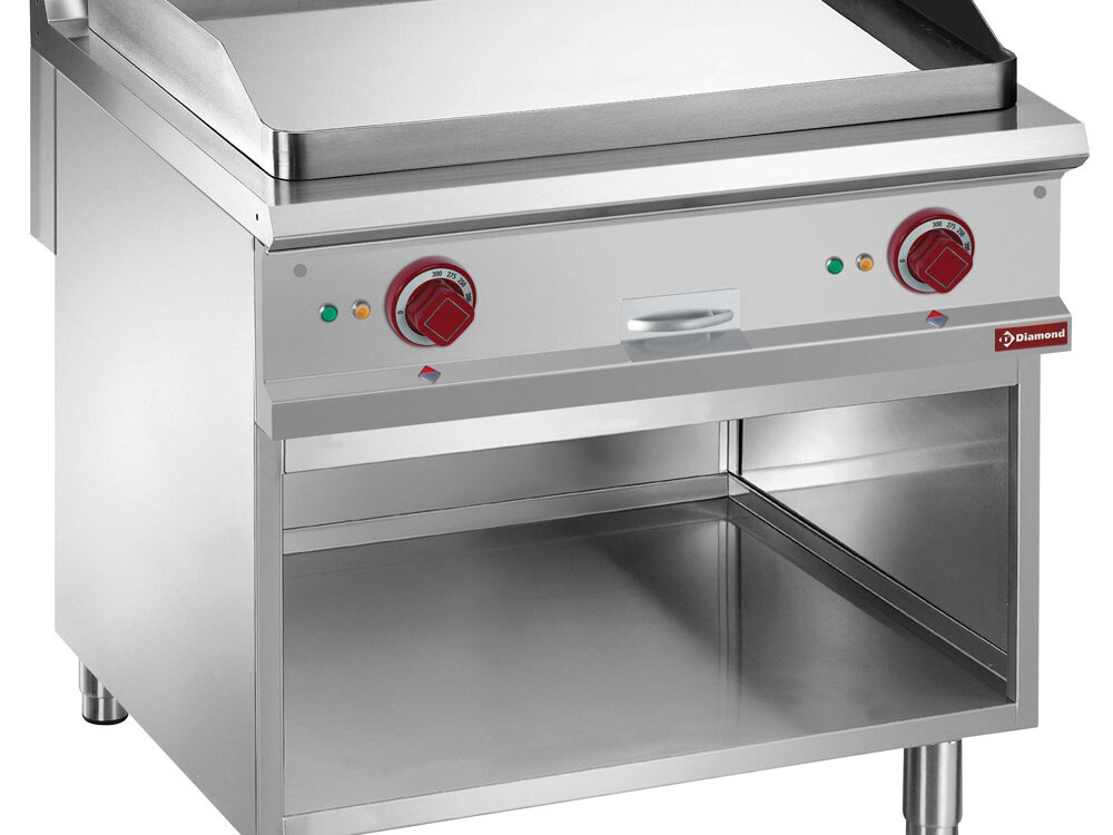 Plaque de cuisson lisse électrique, chromée module 1/1... - équipement professionnel de qualité