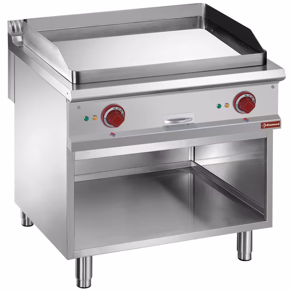 Plaque de cuisson lisse électrique,  chromée module 1/1... - équipement professionnel de qualité