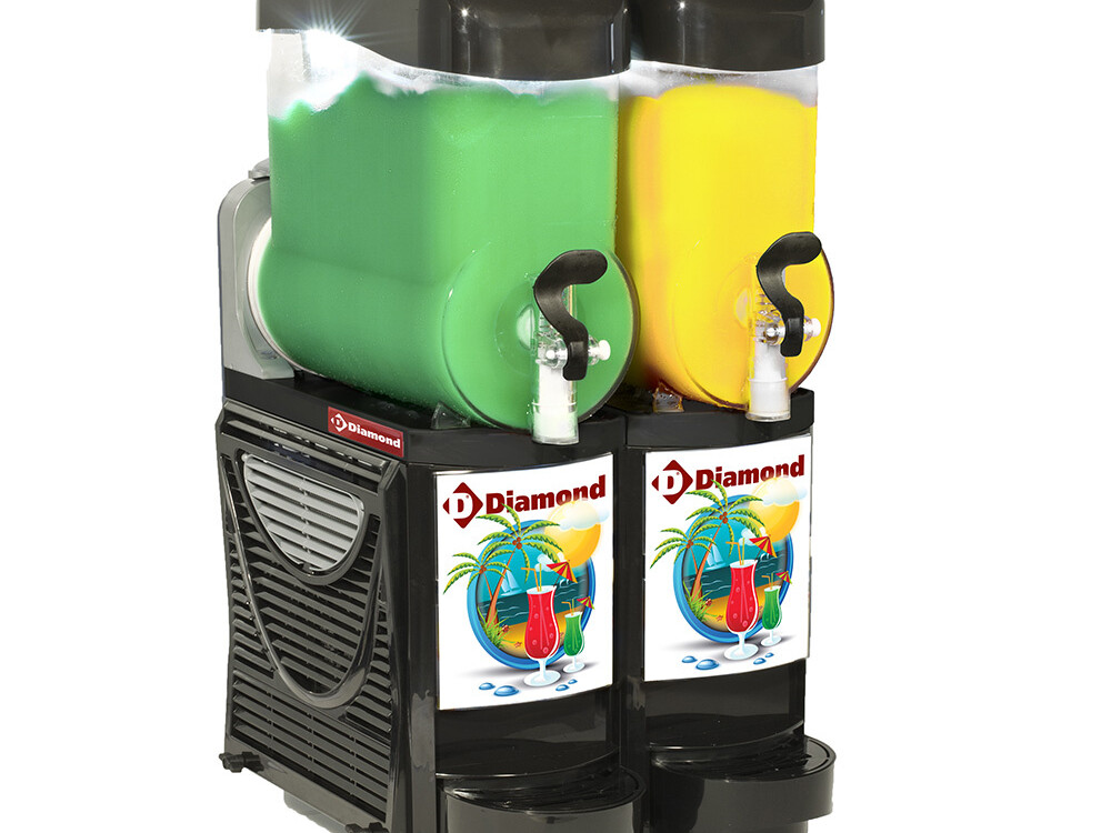 Machine-distributeur granita &, sorbet, 2x 10 Lt. - cuisine professionnel de qualité