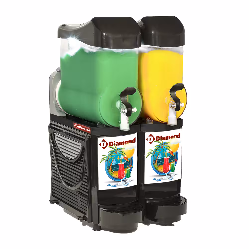 Machine-distributeur granita &,  sorbet,  2x 10 Lt. - cuisine professionnel de qualité
