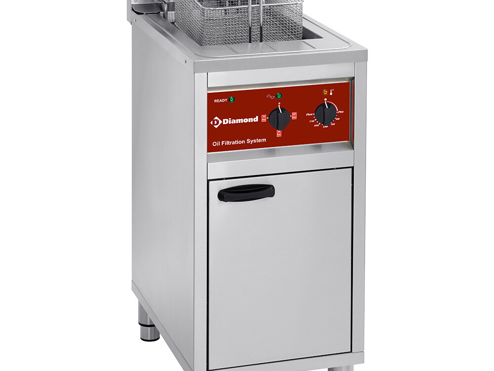 Friteuse électrique avec système de filtration, 1 cuve... - équipement professionnel de qualité