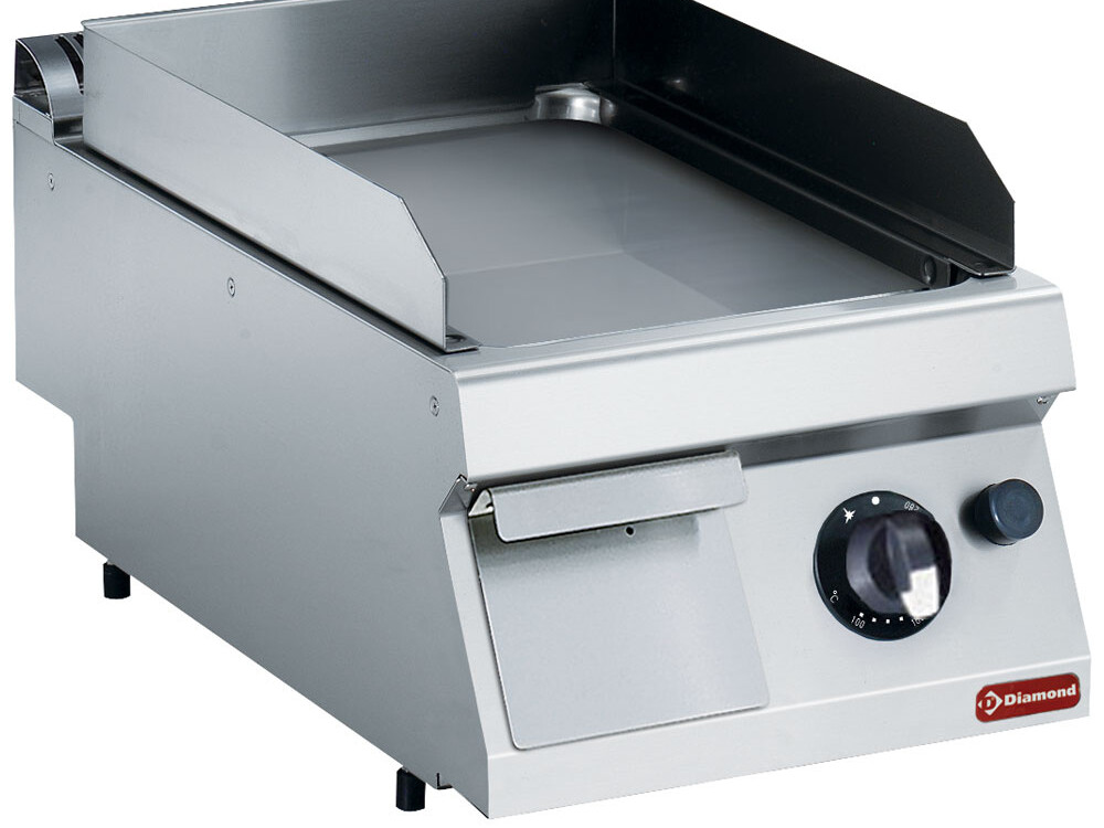 Plaque de cuisson gaz, lisse au chrome dur -- - professionnel professionnel de qualité