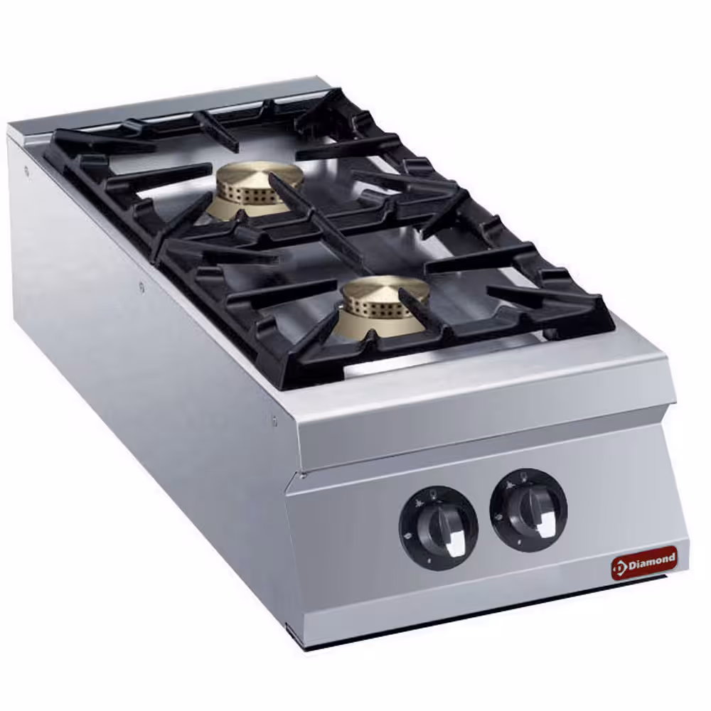 Cuisinière 2 feux vifs gaz -- 