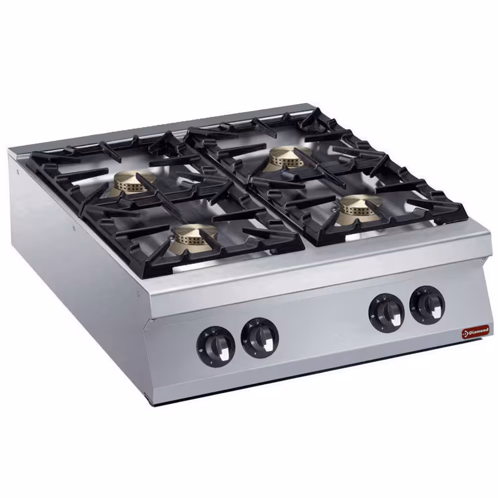 Cuisinière 4 feux vifs gaz -- 