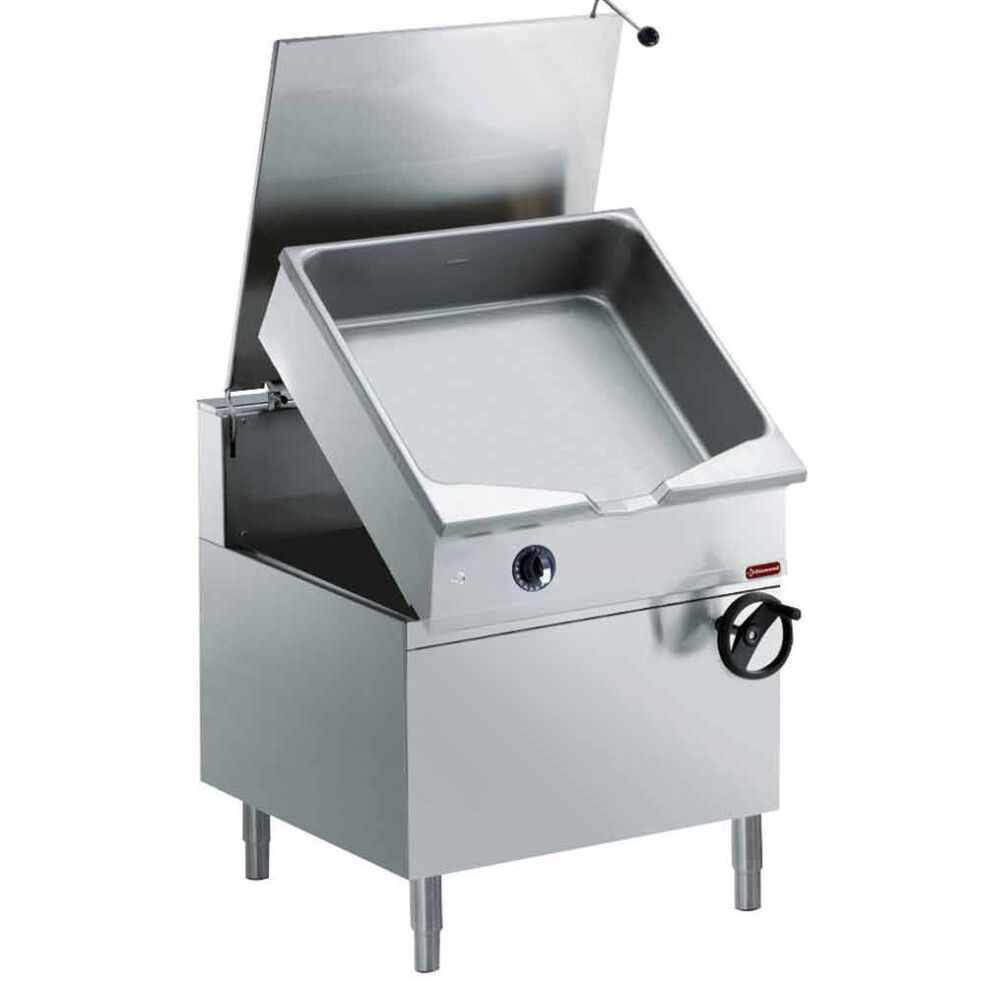 Sauteuse gaz basculante,  cuve en 