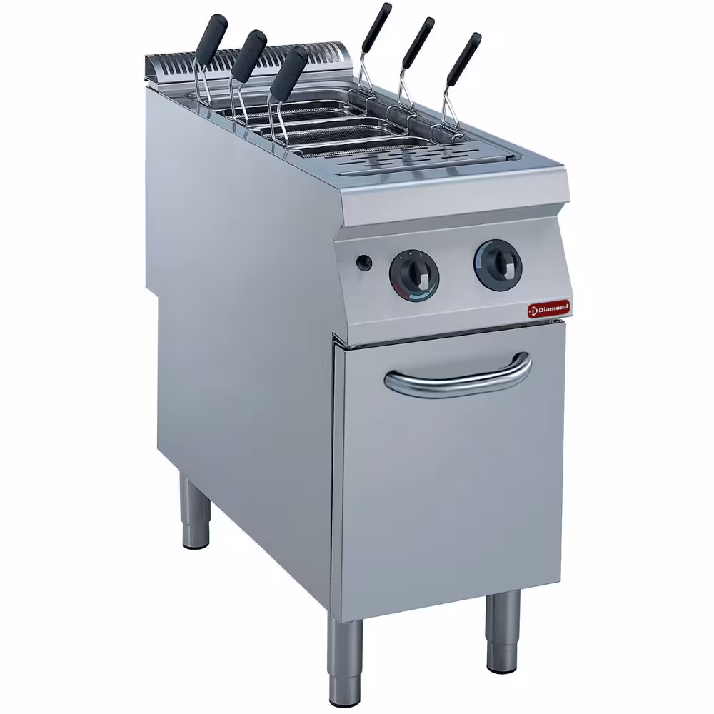 Cuiseur à pâtes gaz,  1 cuve 1/1,  sur meuble (sans pan... - professionnel professionnel de qualité