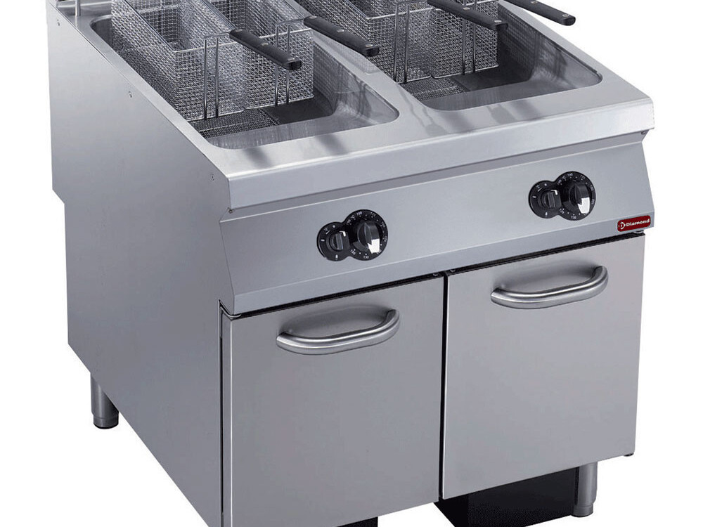 Friteuse gaz 2 cuves 